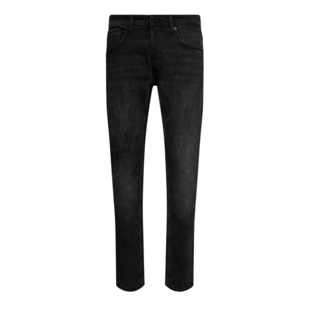 Replay Mens Grover Faded Straight Jeans / Black